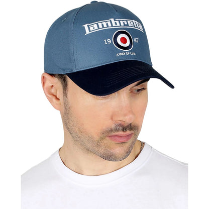 Dark Blue - Pack Shot - Lambretta Classic Baseball Cap