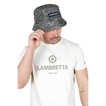 Khaki Green - Pack Shot - Lambretta Paisley Bucket Hat