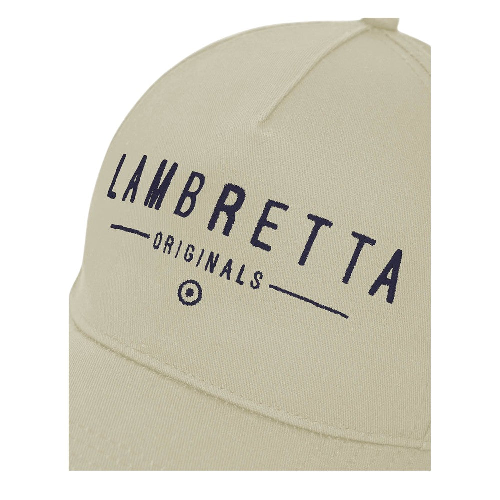 Stone - Side - Lambretta Unisex Adult Originals Baseball Cap
