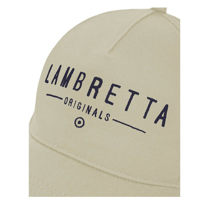 Stone - Side - Lambretta Unisex Adult Originals Baseball Cap