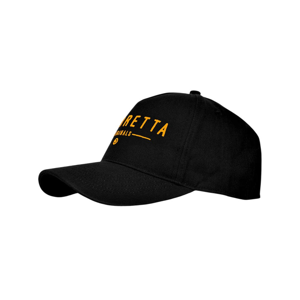 Black-Gold - Back - Lambretta Unisex Adult Originals Baseball Cap