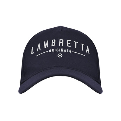 Navy - Front - Lambretta Unisex Adult Originals Baseball Cap