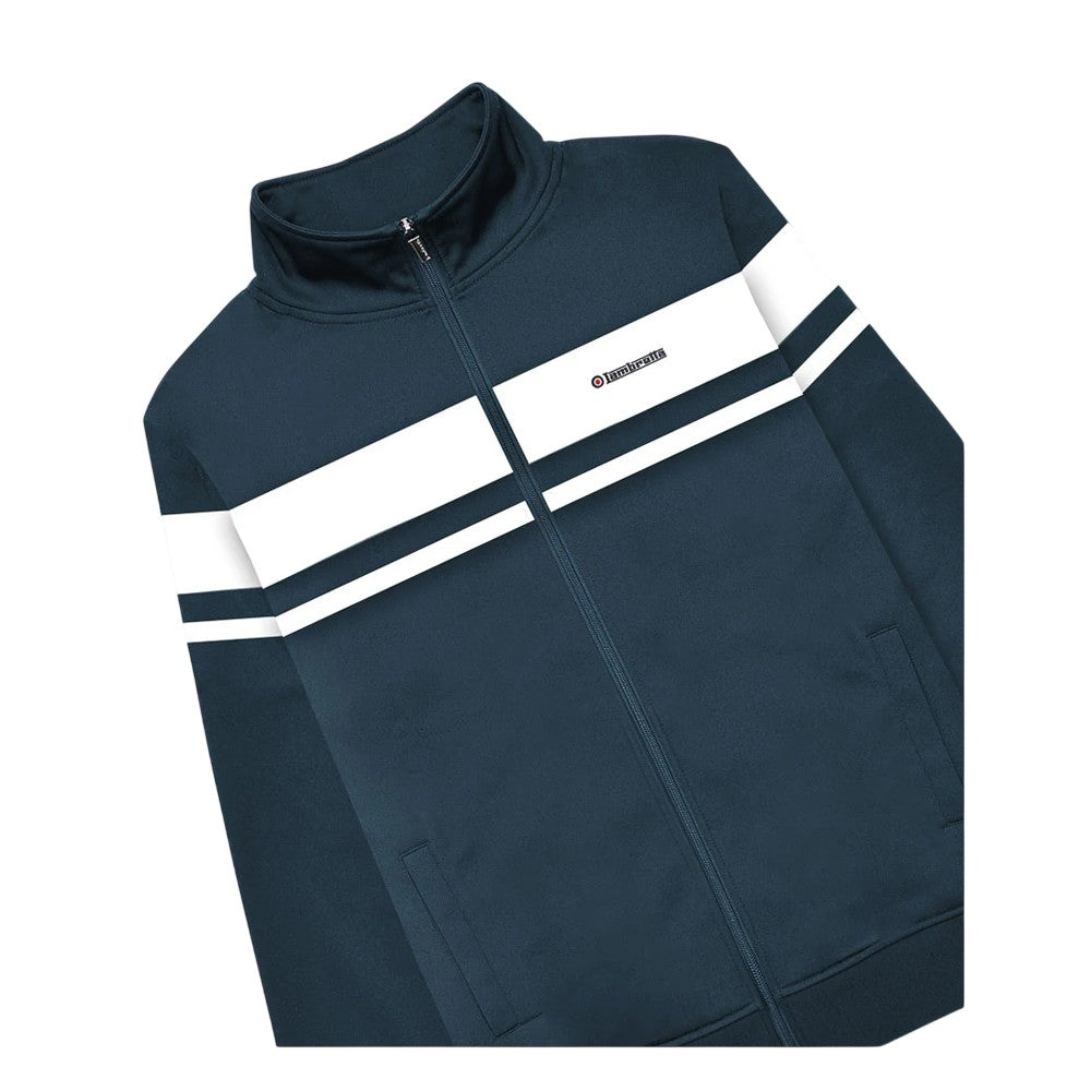 Navy-White - Side - Lambretta Mens Championship Jacket