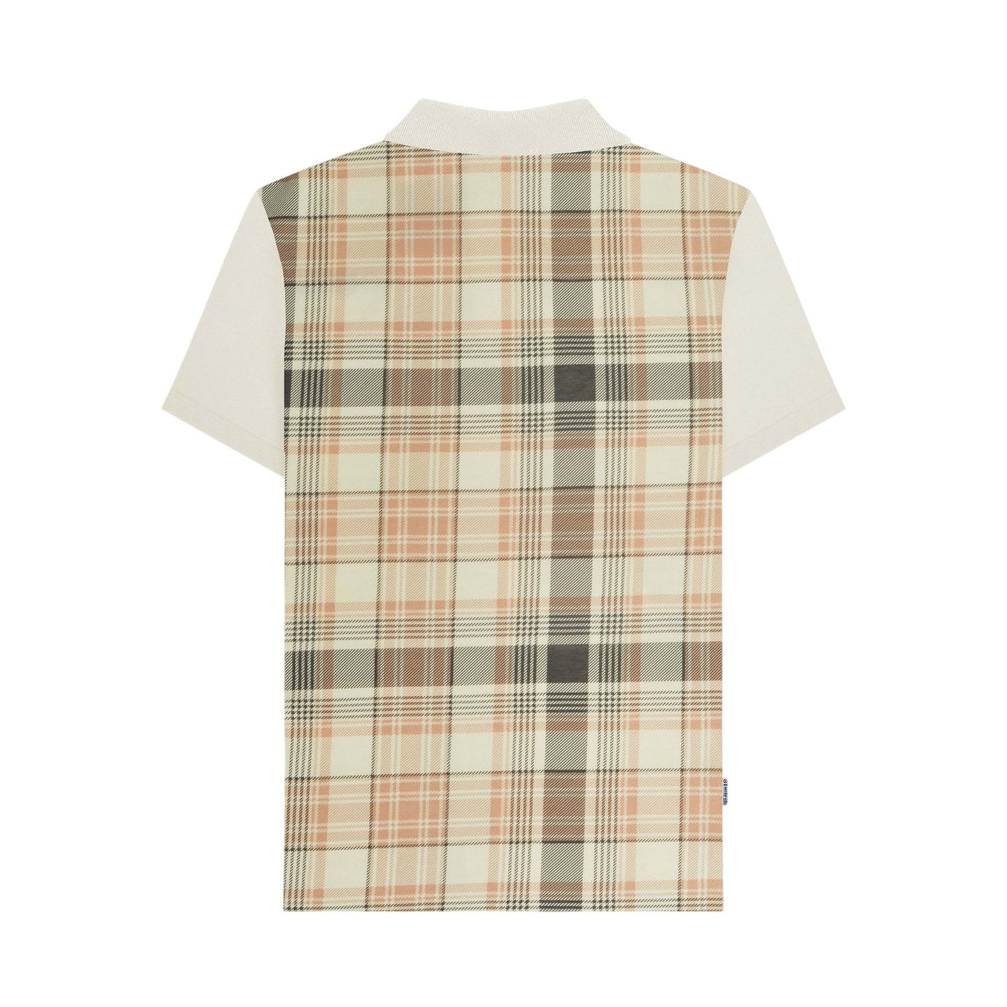 Tofu - Back - Lambretta Mens Classic Checked Polo Shirt