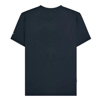 Navy - Back - Lambretta Unisex Adult Cotton Badge T-Shirt