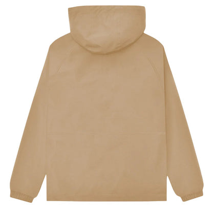 Stone - Back - Lambretta Mens Ripstop Hooded Jacket