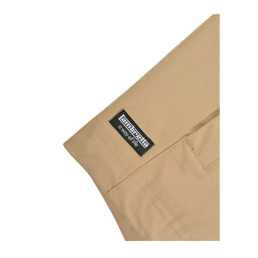 Stone - Lifestyle - Lambretta Mens Ripstop Hooded Jacket