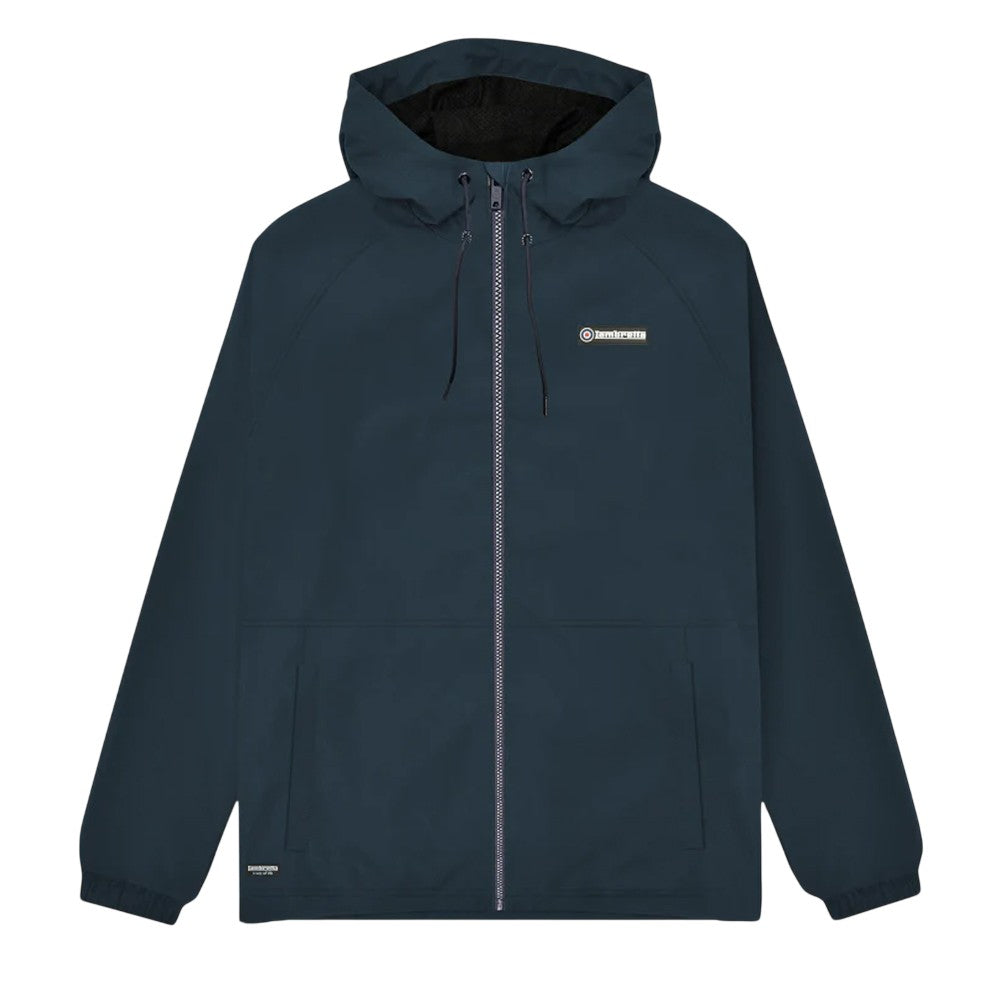 Navy - Front - Lambretta Mens Ripstop Hooded Jacket