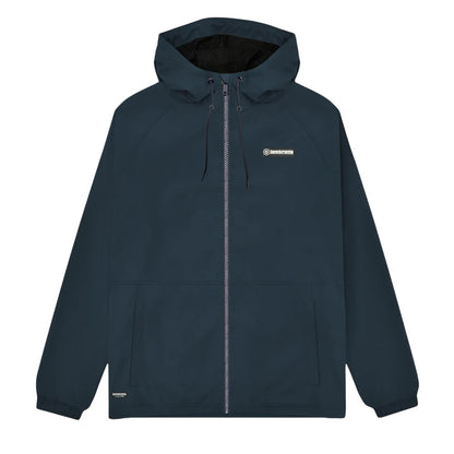 Navy - Front - Lambretta Mens Ripstop Hooded Jacket