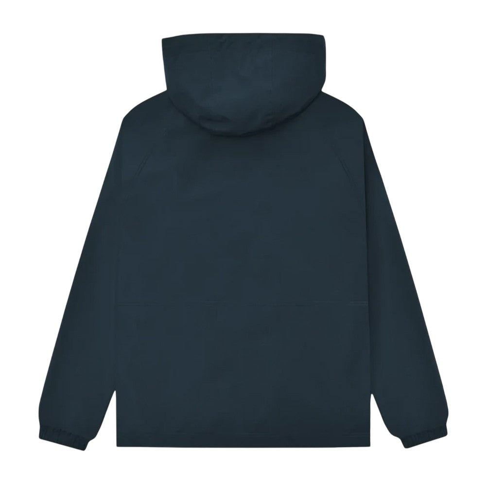 Navy - Back - Lambretta Mens Ripstop Hooded Jacket