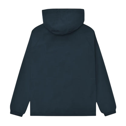 Navy - Back - Lambretta Mens Ripstop Hooded Jacket