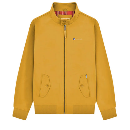 Tobacco - Front - Lambretta Mens Target Shower Resistant Hoodie