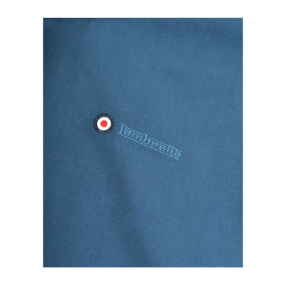 Dark Blue - Pack Shot - Lambretta Mens Target Shower Resistant Hoodie