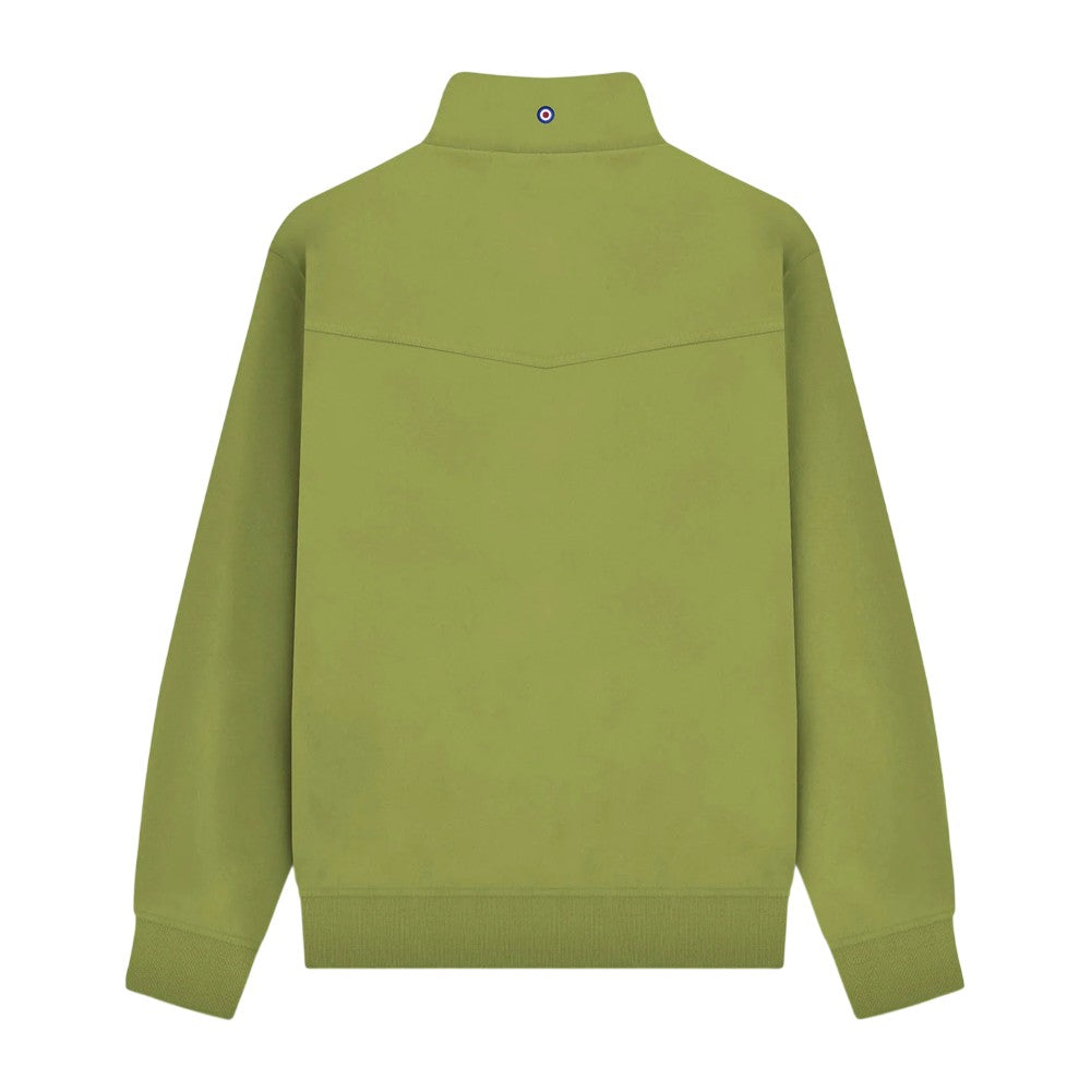 Olive - Back - Lambretta Mens Target Shower Resistant Hoodie