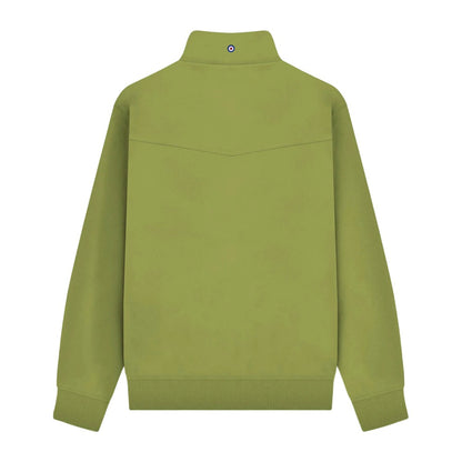 Olive - Back - Lambretta Mens Target Shower Resistant Hoodie