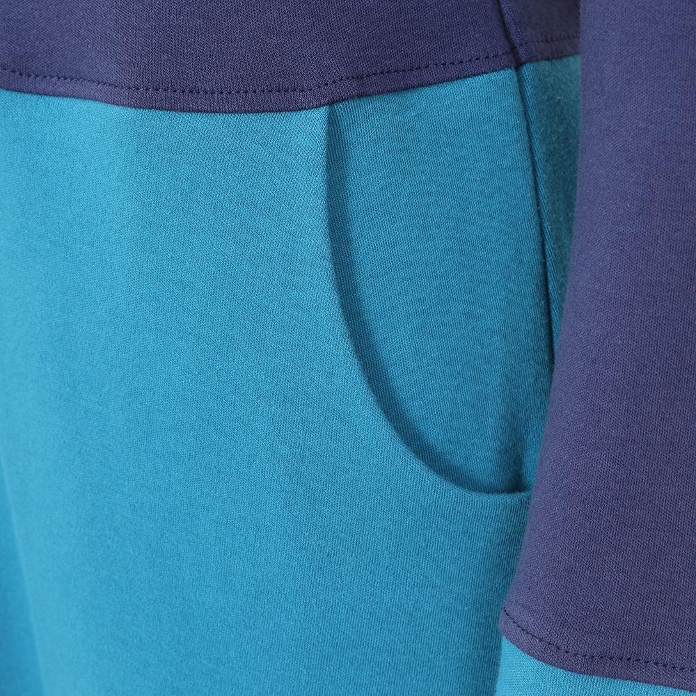 Peacock - Back - Lazy Jacks Womens-Ladies Colour Block Long Tunic Top