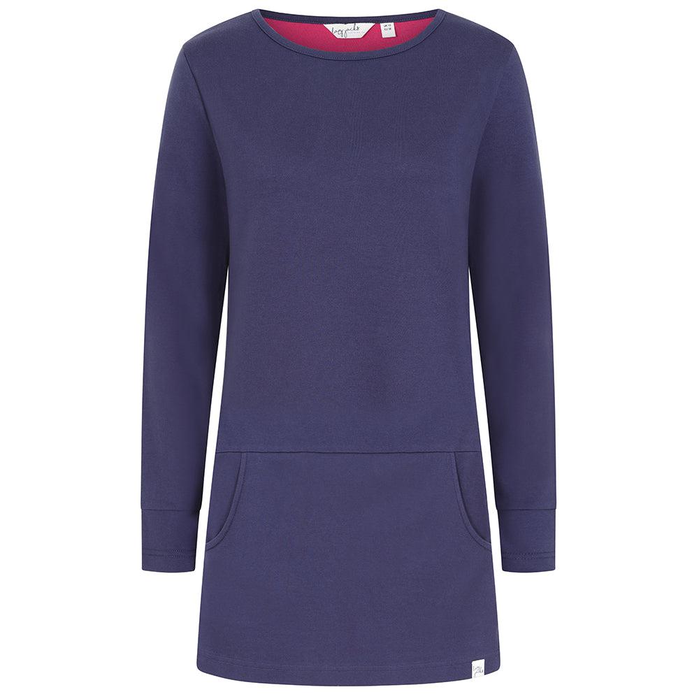 Twilight - Front - Lazy Jacks Womens-Ladies Panelled Tunic Top