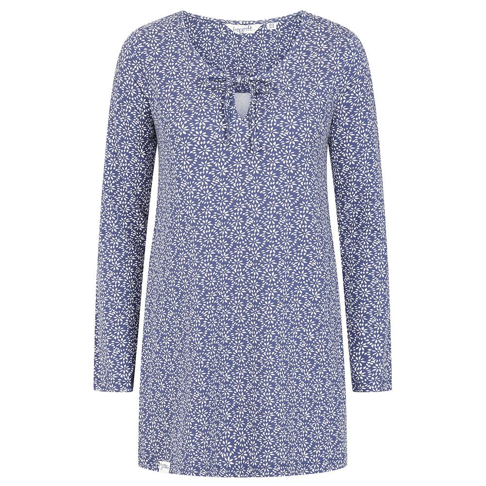Twilight - Front - Lazy Jacks Womens-Ladies Mosaic Front Tie Tunic Top
