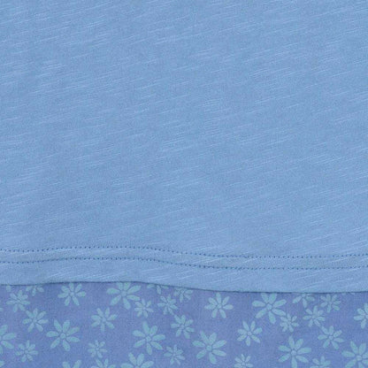 Niagara Blue - Side - Lazy Jacks Womens-Ladies 3-4 Sleeve Tunic Top