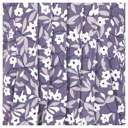 Purple - Side - Lazy Jacks Womens-Ladies Bellflowers Tunic Top