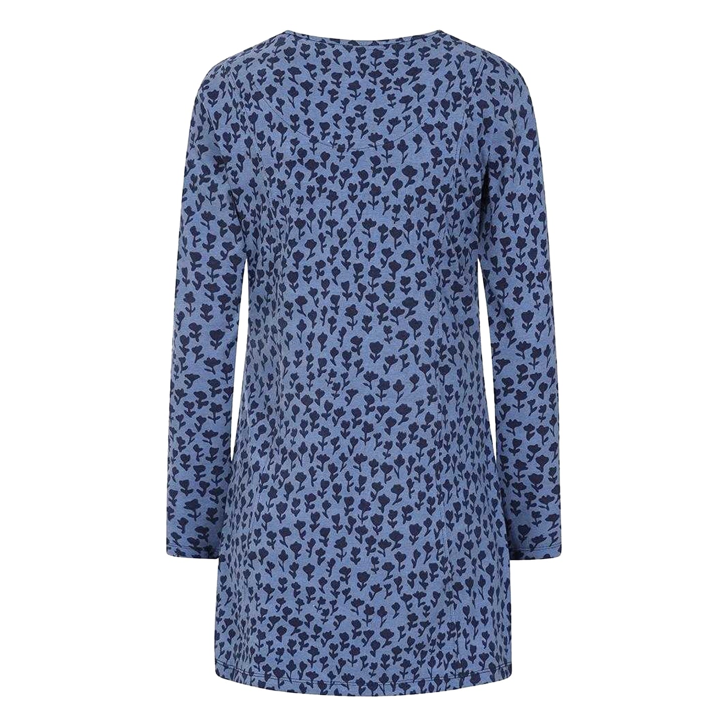 Blue - Back - Lazy Jacks Womens-Ladies Dandy Tunic Top