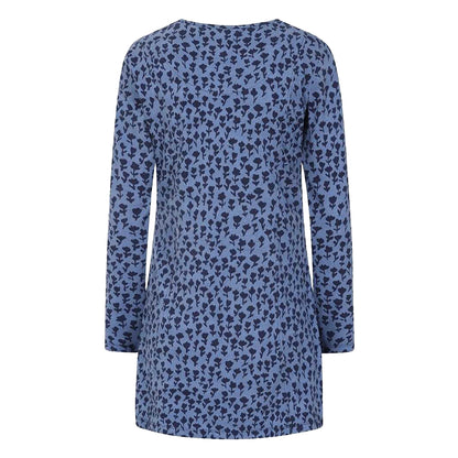 Blue - Back - Lazy Jacks Womens-Ladies Dandy Tunic Top