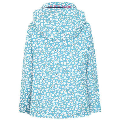 Sky Blue - Side - Lazy Jacks Womens-Ladies Buttercups Waterproof Jacket