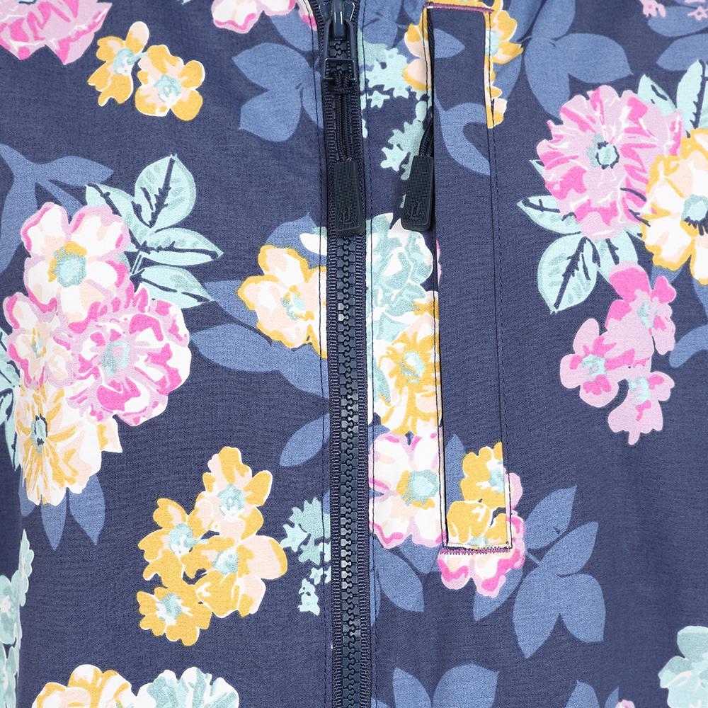 Navy Blue-Pink-Yellow - Lifestyle - Lazy Jacks Womens-Ladies Blossom Waterproof Jacket