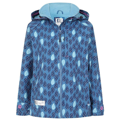 Blue - Front - Lazy Jacks Womens-Ladies Autumn Waterproof Jacket
