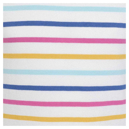 Orchid-Multicoloured - Back - Lazy Jacks Girls Striped Breton Long-Sleeved T-Shirt