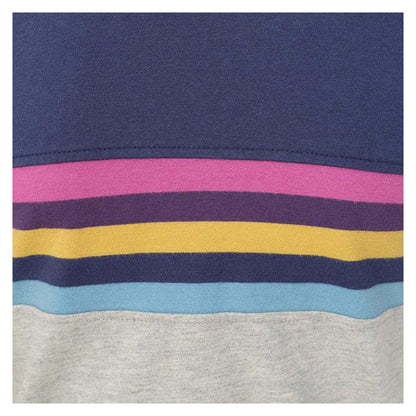Grey Marl - Side - Lazy Jacks Girls Striped Breton Long-Sleeved T-Shirt
