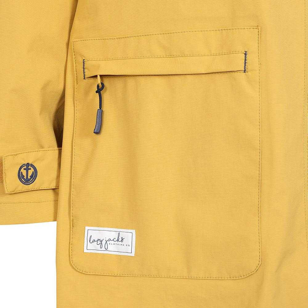 Heather - Side - Lazy Jacks Womens-Ladies Long Length Waterproof Jacket