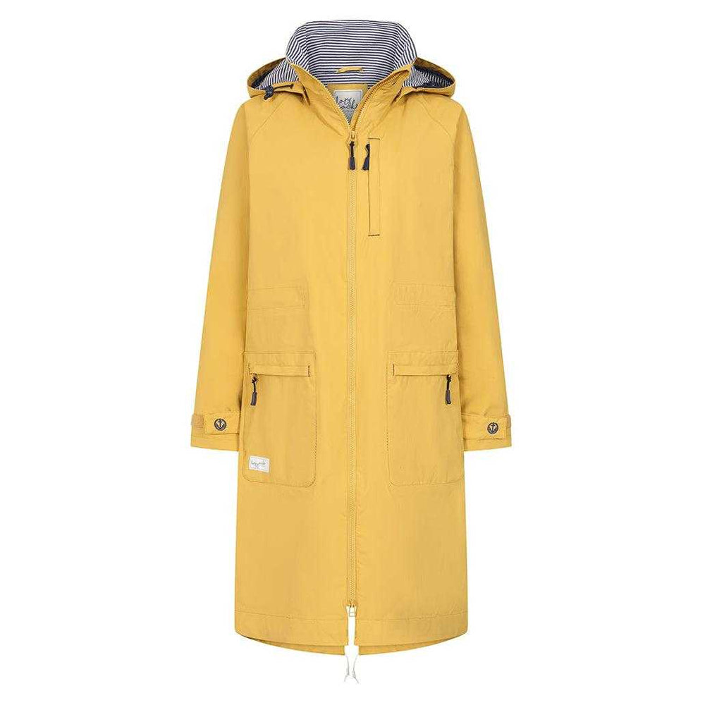 Heather - Front - Lazy Jacks Womens-Ladies Long Length Waterproof Jacket