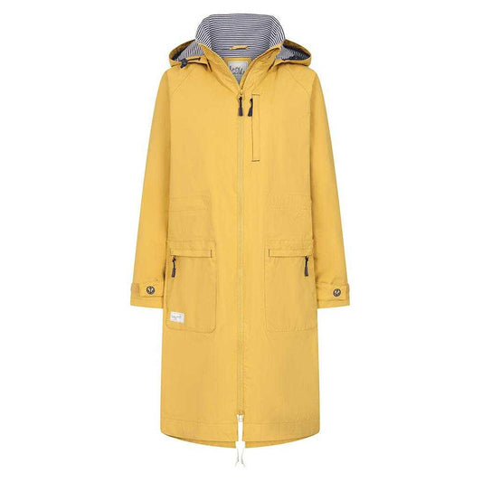 Heather - Front - Lazy Jacks Womens-Ladies Long Length Waterproof Jacket