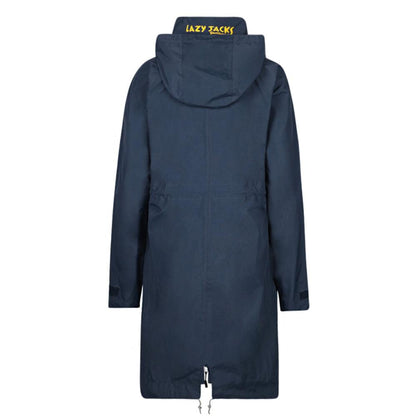 Marine - Back - Lazy Jacks Womens-Ladies Long Length Waterproof Jacket