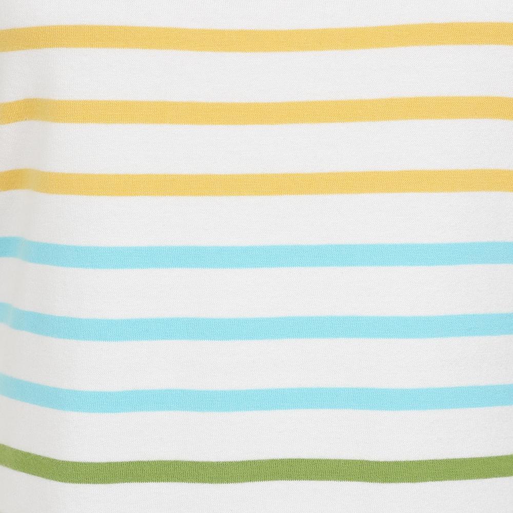 Rainbow - Side - Lazy Jacks Womens-Ladies Striped T-Shirt Dress