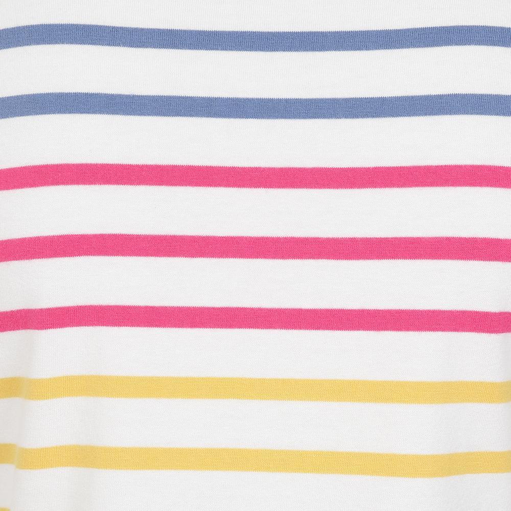 Rainbow - Pack Shot - Lazy Jacks Womens-Ladies Striped T-Shirt Dress