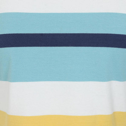 Green - Pack Shot - Lazy Jacks Womens-Ladies Striped T-Shirt Dress