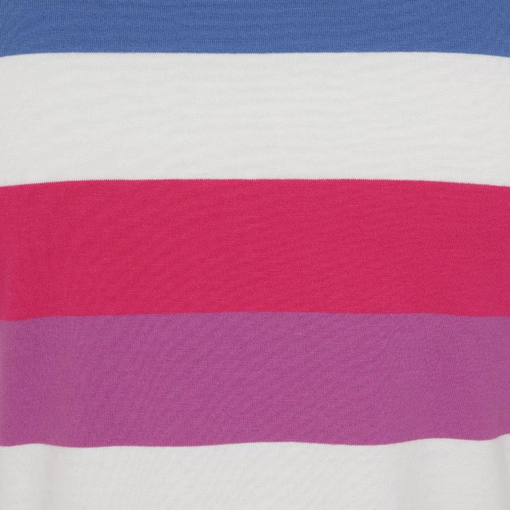 Multicoloured - Pack Shot - Lazy Jacks Womens-Ladies Striped T-Shirt Dress