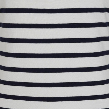 Marine - Side - Lazy Jacks Womens-Ladies Striped T-Shirt Dress