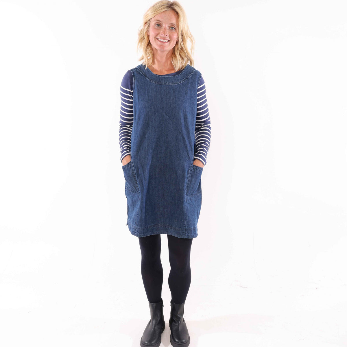 Denim - Lifestyle - Lazy Jacks Womens-Ladies Denim Dress