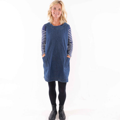 Denim - Lifestyle - Lazy Jacks Womens-Ladies Denim Dress