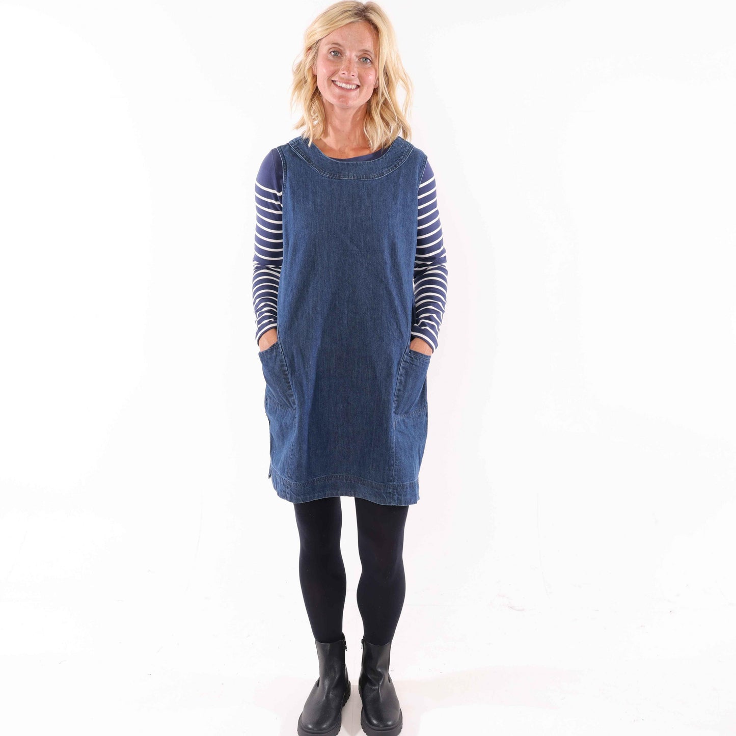 Denim - Lifestyle - Lazy Jacks Womens-Ladies Denim Dress