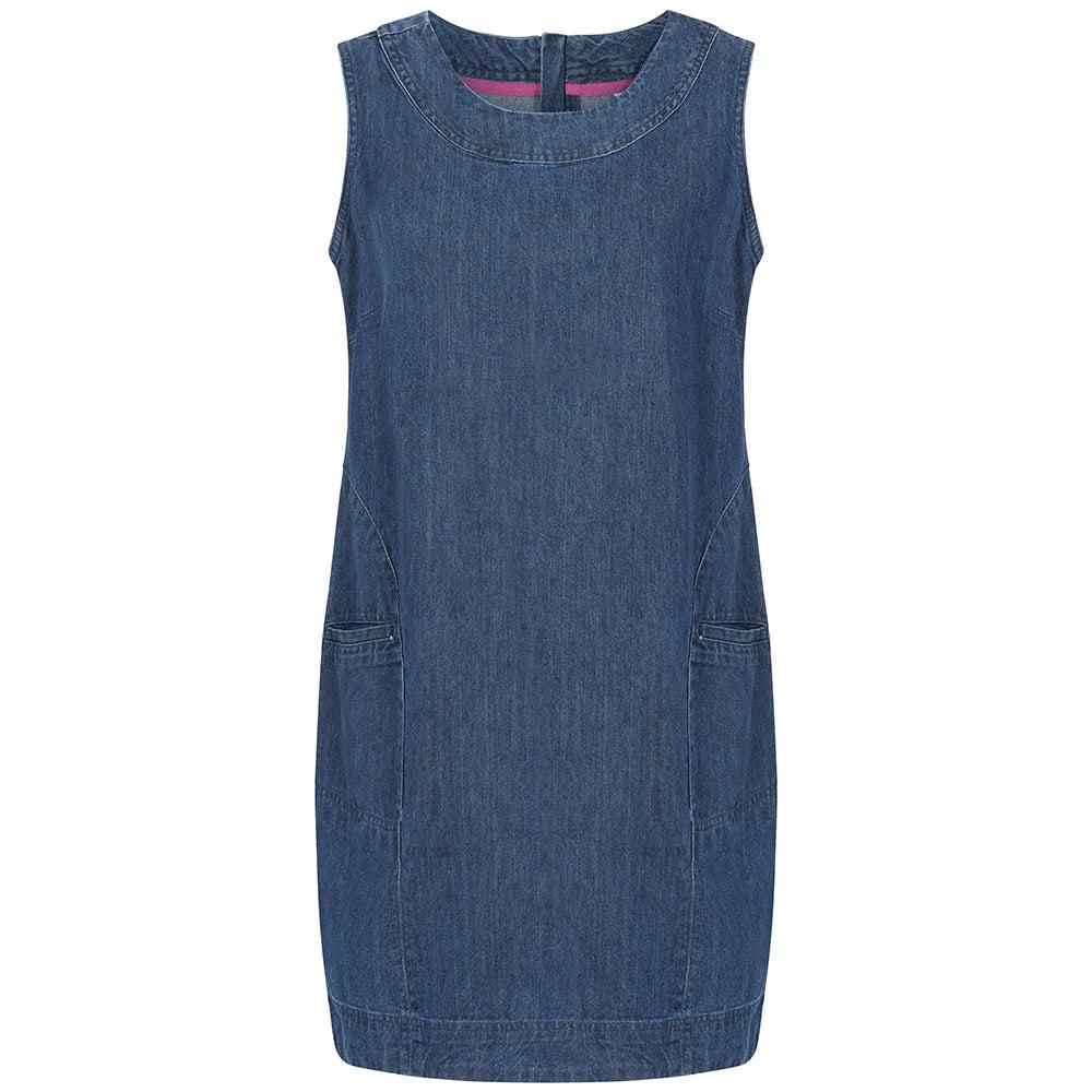 Denim - Front - Lazy Jacks Womens-Ladies Denim Dress