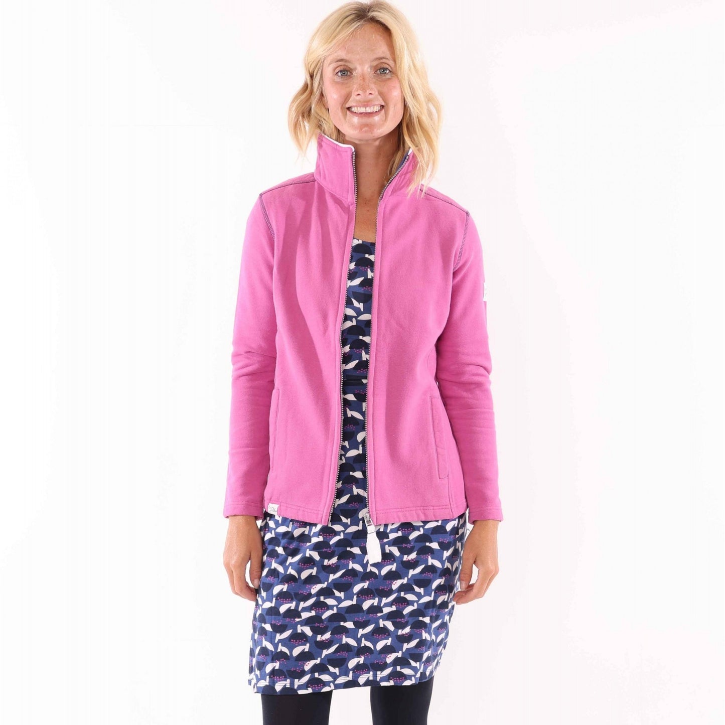 Blue - Lifestyle - Lazy Jacks Womens-Ladies Stem Capped Sleeved Dress
