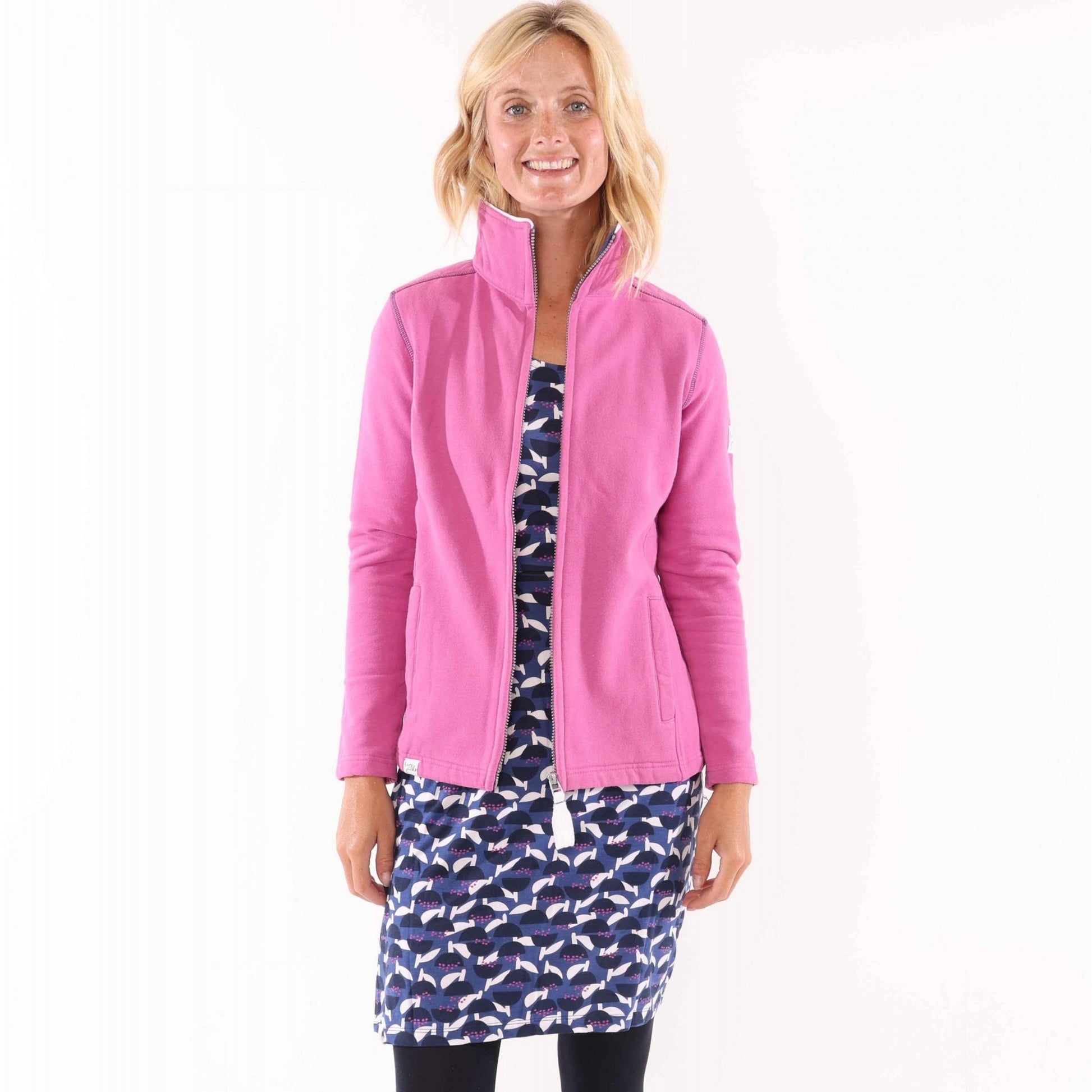 Blue - Lifestyle - Lazy Jacks Womens-Ladies Stem Capped Sleeved Dress