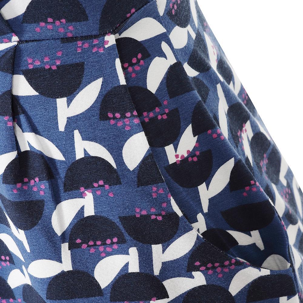 Blue - Pack Shot - Lazy Jacks Womens-Ladies Stem Capped Sleeved Dress