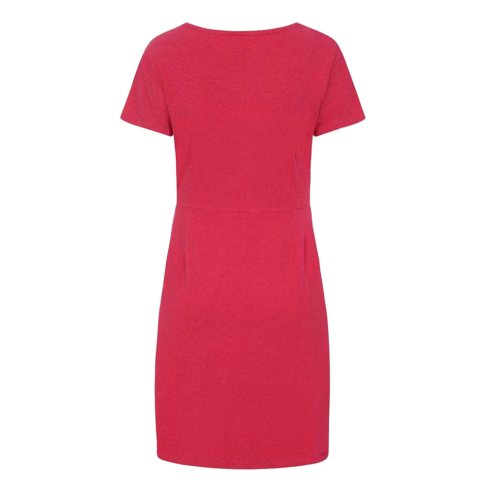 Watermelon - Back - Lazy Jacks Womens-Ladies Plain Capped Sleeved Dress