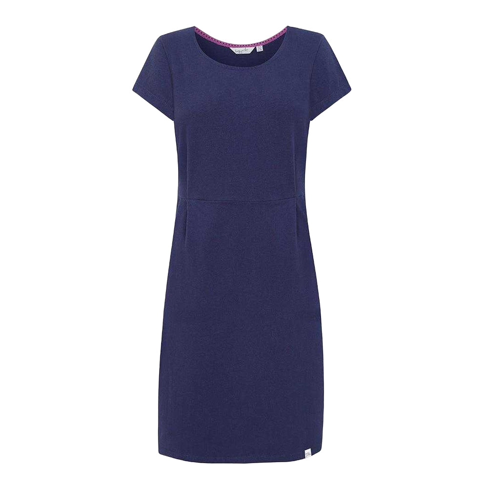 Twilight - Front - Lazy Jacks Womens-Ladies Plain Capped Sleeved Dress