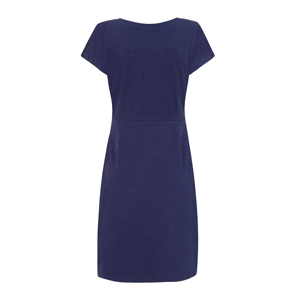 Twilight - Back - Lazy Jacks Womens-Ladies Plain Capped Sleeved Dress